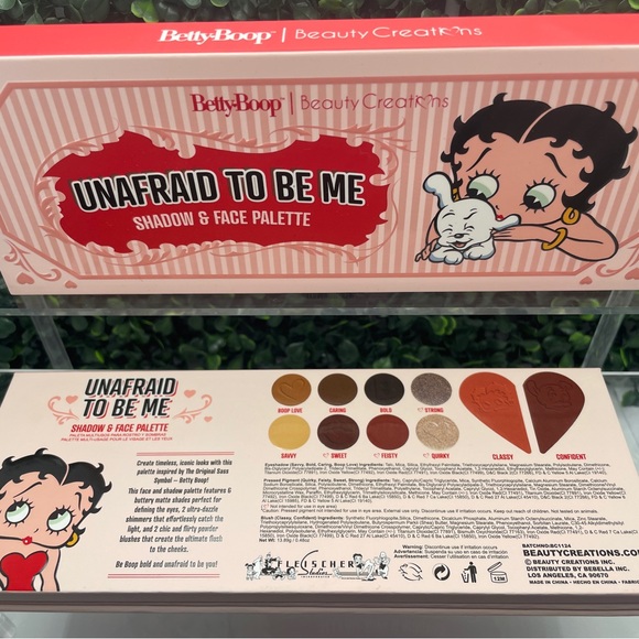 Beauty Creations | Makeup | Nib Betty Boop Shadow Face Palette Bold Red ...